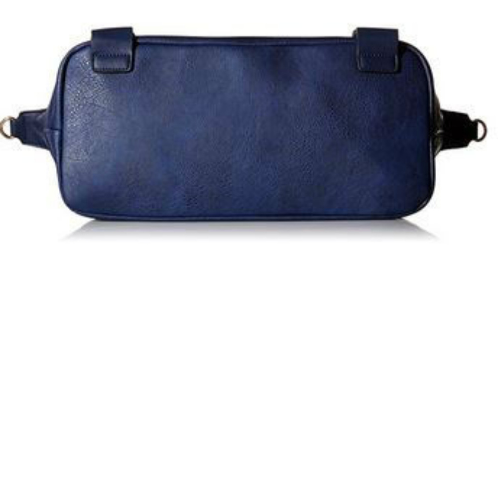 MG collection Bowler Tote Bag, Navy one size - Picture 4 of 6